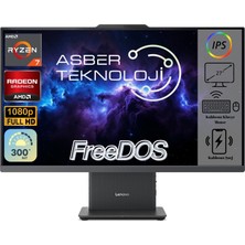 Lenovo Ideacentre 3 Siyah 27ARR9 Amd Ryzen 7 7735HS 32GB Ddr5 Ram 1tb SSD 27" Fhd Freedos Kablosuz Klavye ve Mouse  Asbertech