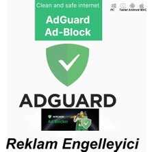 Adguard Ad Blocker (Win/mac/android) - 1 Cihaz Süresiz Dijital Kod