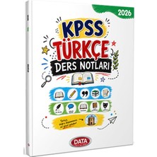 Anla Kazan Yayınları Data Yayınları Kpss Türkçe Ders Notları