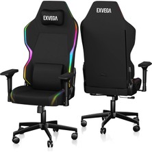 Exvega Lunar Active Rgb Black Oyuncu Koltuğu