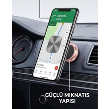 BURADABULDUN Tüm Modellerle Uyumlu Manyetik Araç Içi Telefon Tutucu Çok Amaçlı Mıknatıslı Torpido Üstü Tutacak
