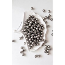 14 mm Gümüş Inci Lüks Delikli Takı Aksesuar Yapım Boncuğu 50 Gram (30-35 Adet)