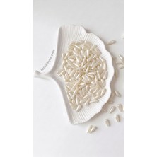 50 Adet 5X15 mm Krem Renk Plastik Ince Damla Model Inci Boncuk Çanta Takı Aksesuar Boncuğu