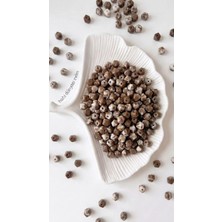 Kübik Serisi 50 Gram (195-200 Adet) Bej Beyaz Boncuk 10 mm Akrilik Boncuk Takı, Çanta Boncuğu