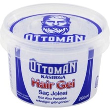 BURADABULDUN Ottoman Kasırga Ekstra Sert Saç Jölesi 250 ml Şeffaf Güçlü Tutuş Saç Şekillendirici