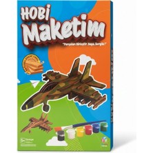 Liva Craft Ahşap Savaş Uçağı Maketi