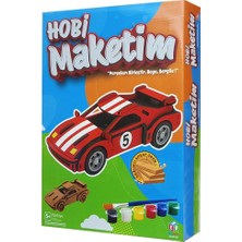 Liva Craft Ahşap Yarış Arabası Maketi