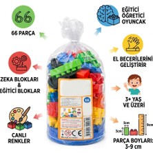 Shoplandu Eğitici Zeka Blokları 66 Parça