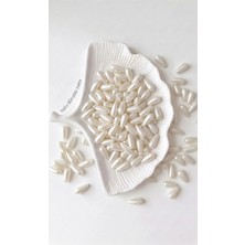 Hobi Dünyası Evim 50 Adet 7X15 mm Krem Renk Plastik Damla Model Inci Boncuk Çanta Takı Aksesuar Boncuğu