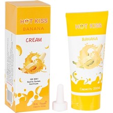 Gizliyanım  Hot Kiss BANANA 200ML   Bay-Bayan Yetişkin Oyuncakları Için Uygun   Su Bazlı  Kayganlaştırıcı Jel   Yağ Içermeyen   Toksik Madde Içermez  Alerji ve Tahriş Yapmaz