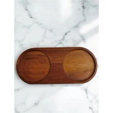 Kitchen Dream Iki Bölmeli Yağdanlık Altlığı Dekoratif Yağdanlık 27X12