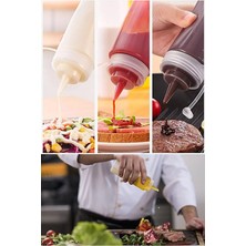 Kitchen Dream Pratik 2 Adet Masterchef Sızdırmaz Kapaklı Plastik Yağ Şişesi Yağdanlık Sos Şişesi 700 ml