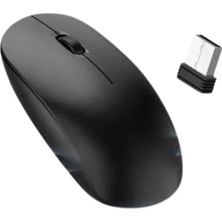 Ergonomik Tasarım Kablosuz Siyah Mouse Hassas Uzun Ömürlü