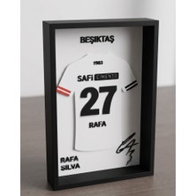 Riva Self Rafa Silva 27 Numaralı Özel Tasarım 3D Kabartmalı Futbol Dekoratif Tablo