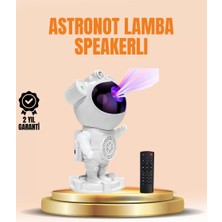 Bluetooth ve Dahili Ses Özellikli Astronot Projeksiyon Lambası