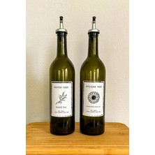 Kitchen Dream 2 Adet Amber 750 ml Yağlık Yağdanlık Damlatmaz Sızdırmaz Sosluk Sirkelik