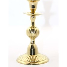 Yvz Store Tekli Pirinç Şamdan