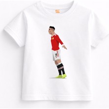 Rabona Fashion Ronaldo Old Trafford Siiiuu Çocuk T-Shirt