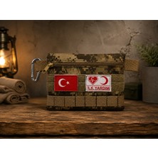 Savasisg Edc pouch Organizatör çanta 18 x 13 cm ölçüsünde