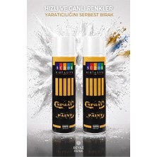 ArtMaster Beyaz Sprey Boya 200 ml 2 Adet Südor Hızlı Kuruyan Renkli Profesyonel Canlı Renk Ahşap Plastik Demir Metal Porselen Cam