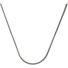 Yvz Store Gümüş 2 mm Tilki Kuyruğu 60 cm Zincir
