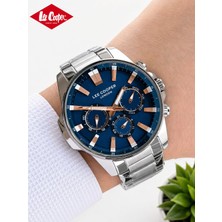 Lee Cooper Çelik Kordon Kadran Özellikleri Aktif 50 mt Suya Dayanıklı Erkek Kol Saati LC.K01.M4