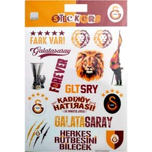 Piolent Galatasaray Fark Var Sticker Sheet Karışık Orijinal Lisanslı