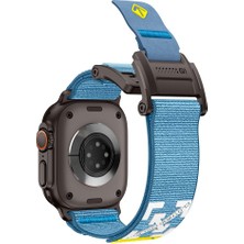 AktarMobile Apple Watch 7 8 9 45 mm Uyumlu Outdoor Kordon Naylon Dokuma Kumaş Premium Kayış Mıknatıslı Toka
