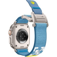 AktarMobile Apple Watch Ultra 2 3 49 mm Uyumlu Outdoor Kordon Naylon Dokuma Kumaş Premium Kayış Mıknatıslı Toka