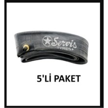 Servis 3.50X10 Iç Lastik Butyl Motosiklet Iç Lastiği (5 Adet)
