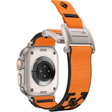 AktarMobile Apple Watch 6 5 4 3 2 1 SE 42 44 mm Uyumlu Outdoor Kordon Naylon Dokuma Kumaş Kayış Mıknatıslı Toka