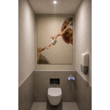 Loca Mimarlık Uv Baskı Wc Özel Tasarım Alüminyum Kompozit Tablo