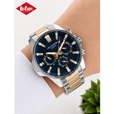 Lee Cooper Çelik Kordon Kadran Özellikleri Aktif 50 mt Suya Dayanıklı Erkek Kol Saati LC.K01.M5