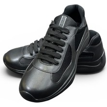Prada Sport America's Cup Siyah Erkek Sneakers