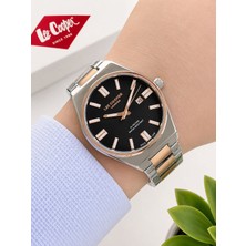 Lee Cooper Çelik Kordon Takvimli Kadran 50 mt Suya Dayanıklı Özel Tasarım Erkek Kol Saati LC.M02.M5