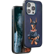 Semeglbl Venco Iphone 15 Pro Max Perma Desenli Kapak - Lacivert