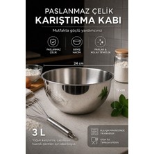 Çelik Kase Paslanmaz Karıştırma Kabı