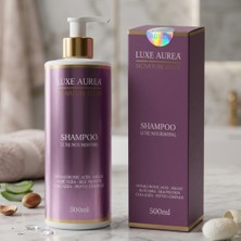 Luxe Aurea Signature Elixir Nemlendirici ve Parlaklık Veren Besleyici Şampuan - Squalene & Aloe Vera Özlü (Kuru ve Mat Saçlar)