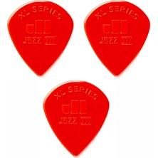 Jim Dunlop 47PXLN 3 Adet Nylon Jazz Iıı Xl Paket Pena (Kırmızı)