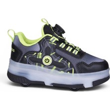 Tekerlekli Paten Sneaker Işıklı Ortopedik Çocuk Spor Ayakkabı