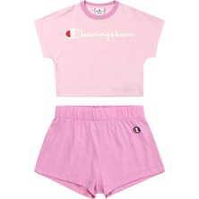 Champion Champıon Kız Çocuk Şort T-Shırt Takım 404966-PS013