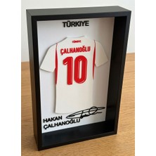 Riva Self Hakan Çalhanoğlu 10 Numaralı Özel Tasarım 3D Kabartmalı Futbol Dekoratif Tablo