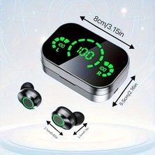 Modasteps Kablosuz Dokunmatik Bluetooth Kulaklık | Ayna ve Powerbank Özellikli LED Şarj Kutulu Tws