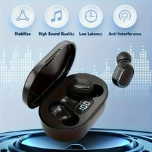 Modasteps Su Geçirmez LED Ekranlı Kablosuz Bluetooth Kulaklık | Tws Dokunmatik Spor Kulaklık