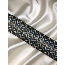 Ezel-In Tekstil Aksesuarları, Dekoratif Simli Bordür Şerit, 10 Metre ,KOD-P220