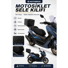 Motobros Motosiklet Sele Kılıfı Kuba Newcity 50 - 125 Uyumlu Airfit Hava Alan Terletmez Güneş Koruyucu Tam Kalıp
