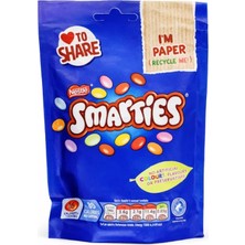 Smarties Sütlü Çikolata Kaplı Renkli Drajeler 105 G