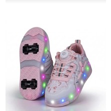 Tekerlekli Paten Sneaker Işıklı Ortopedik Çocuk Spor Ayakkabı