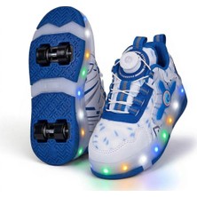 Tekerlekli Paten Sneaker Işıklı Ortopedik Çocuk Spor Ayakkabı