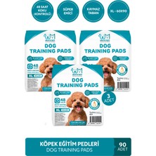 Muvicado Hasta Altı Yatak Koruyucu Örtü Ped Bez Kedi Köpekler Için Çiş Pedi Tuvalet Eğitimi 90 Adet